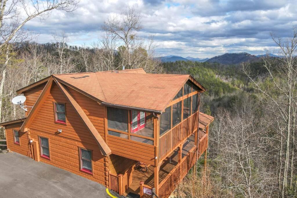 Over The Mountain - Smoky Mountain View Cabin Сев'єрвілл Екстер'єр фото